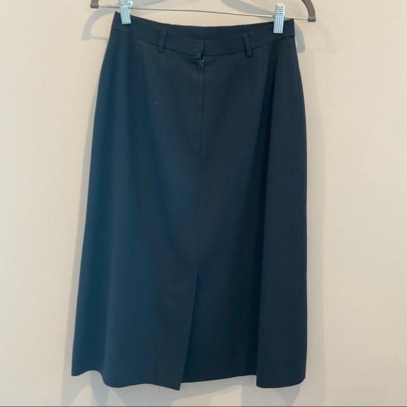 RALPH LAUREN for TWA Wool Midi Skirt Vintage 80’s Size 8 - Picture 4 of 7